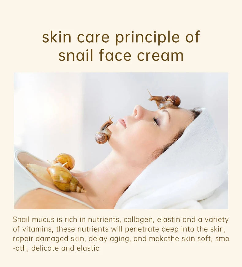AUQUEST Snail Collagen Face Cream – Whitening & Moisturizing