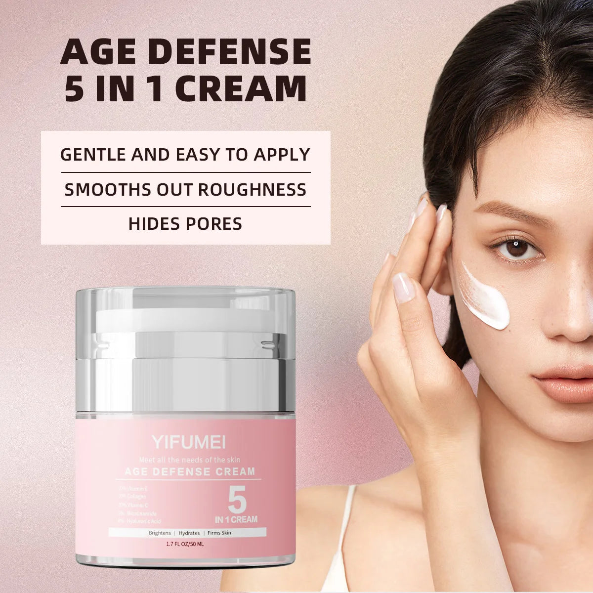 Niacinamide 5-in-1 Cream – Anti-Aging & Acne Care