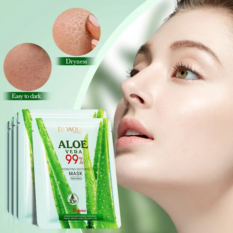 BIOAQUA Aloe Vera Face Masks (5/10pcs)