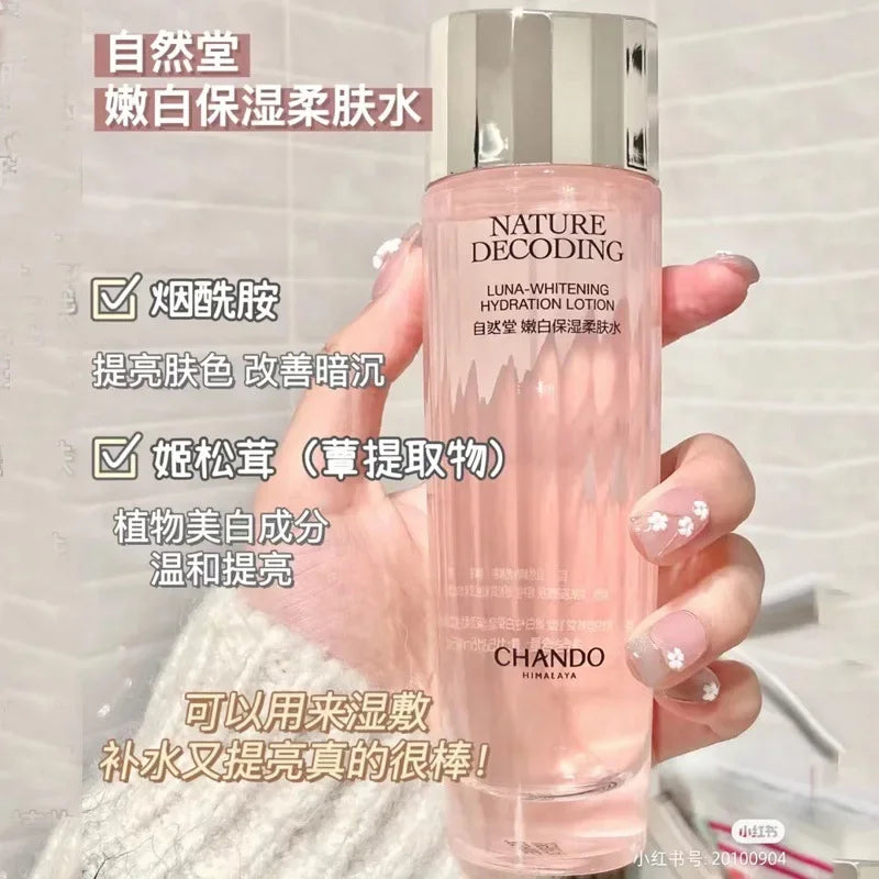 CHANDO Whitening Skincare Set – Toner, Serum & Face Cream