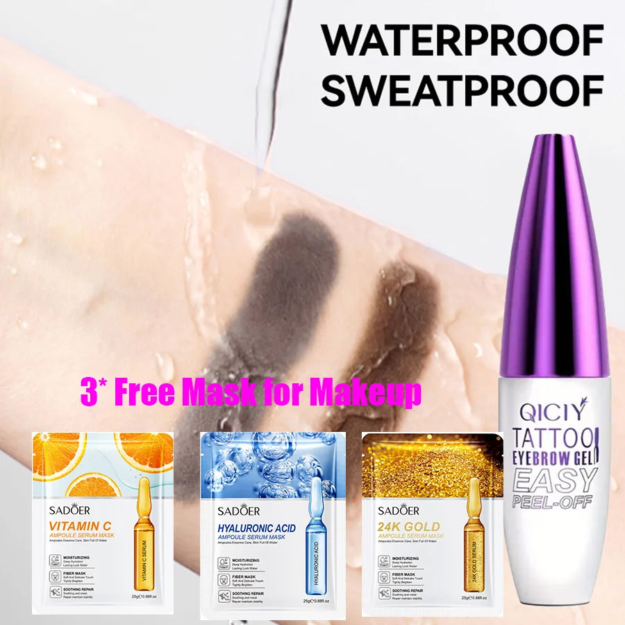 Qiciy Brow Cream – Waterproof, Sweatproof Eyebrow Tint