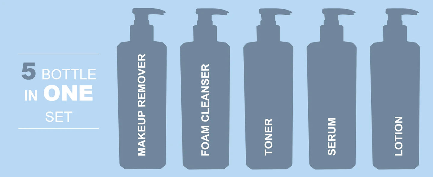 5-in-1 Hyaluronic Acid Skincare Set – Salon & Home Use