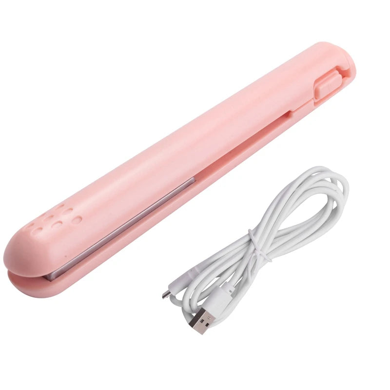 Mini USB Hair Straightener – Portable Travel Styler