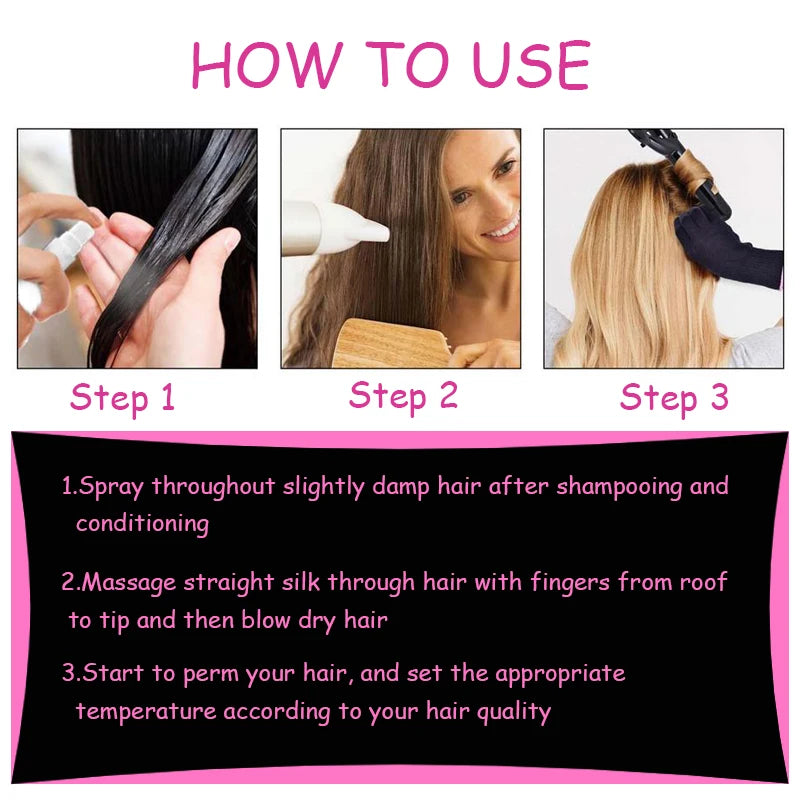 Heat Protectant Spray – Anti-Frizz Thermal Hair Shield