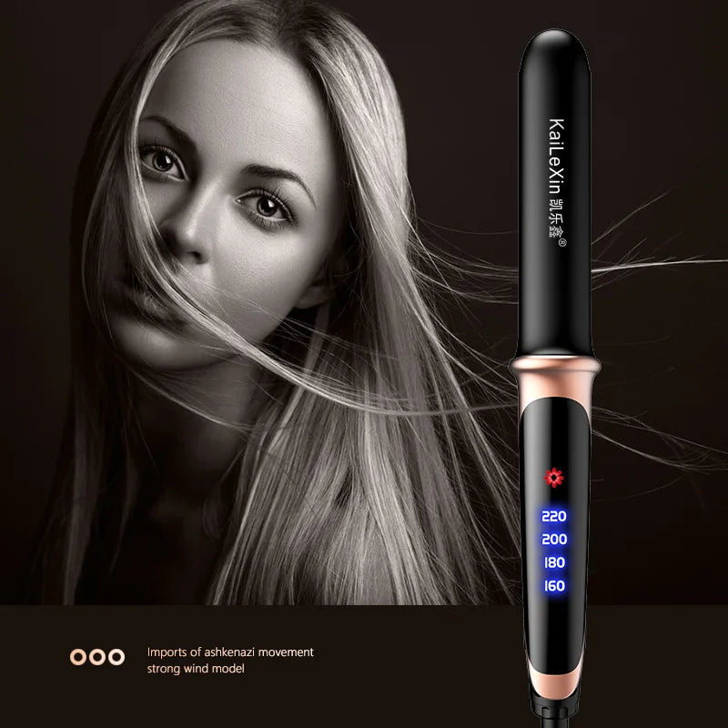 2-in-1 Hair Straightener & Curler – Wet/Dry Styling Tool