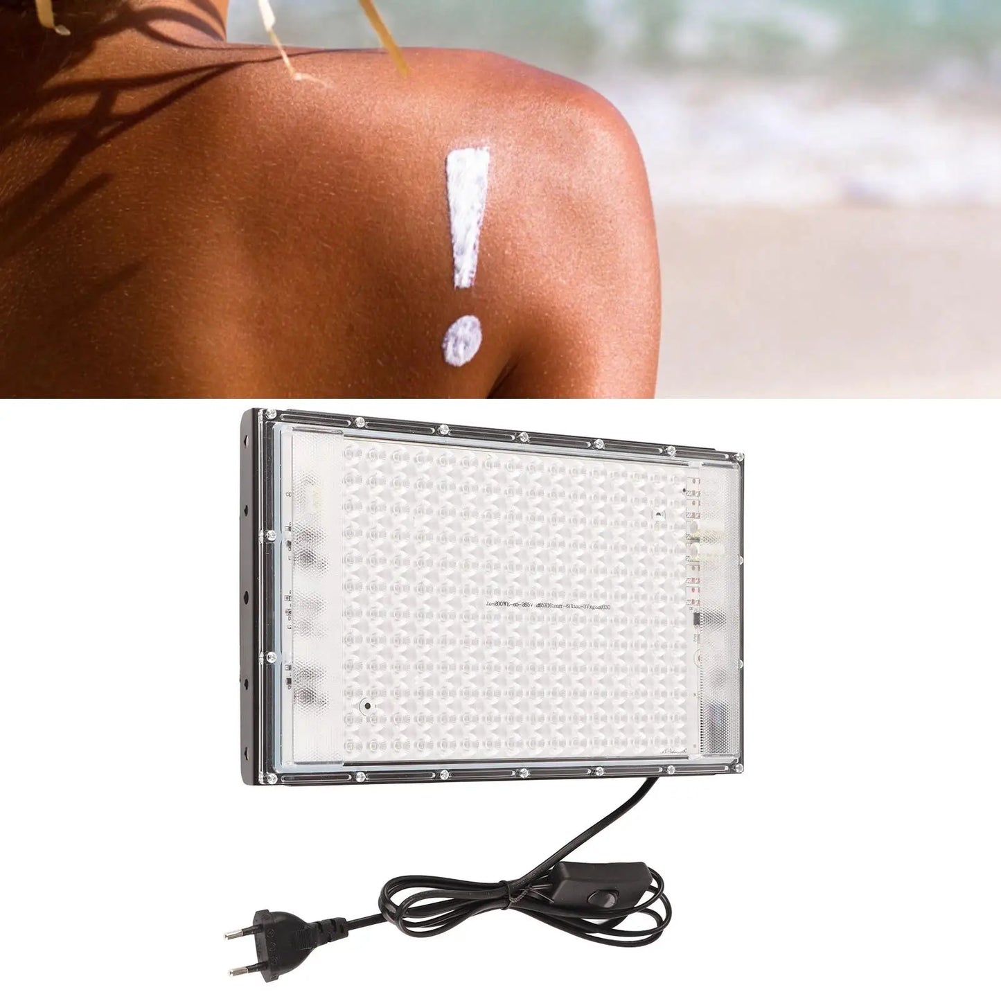 192 LED Tanning Light Device – Compact Safe Tanner Machine