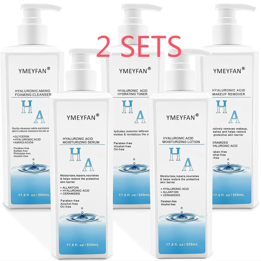 5-in-1 Hyaluronic Acid Skincare Set – Salon & Home Use