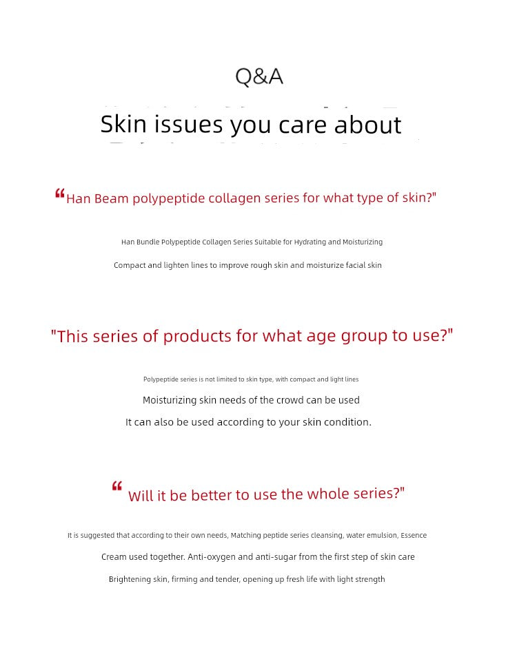 Kans Hexapeptide Skincare Set – Firming & Moisturizing Care