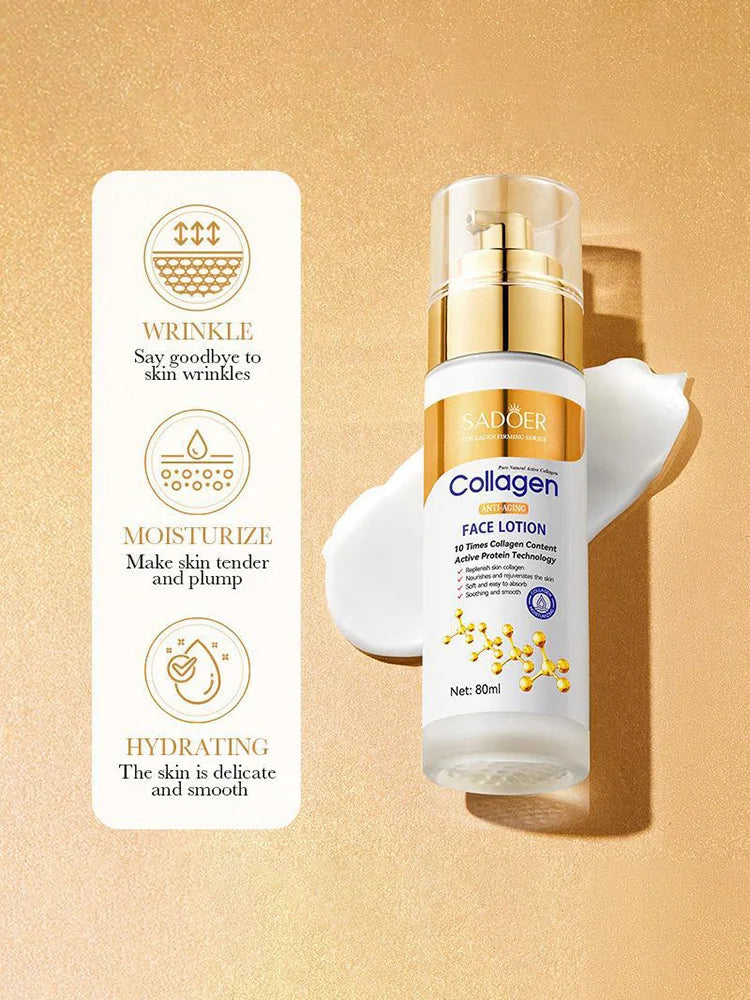 Collagen Skincare Set – Cleanser, Essence & Face Cream