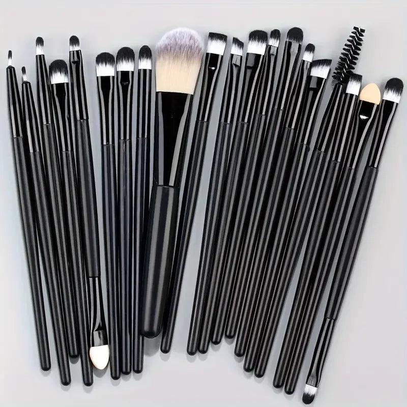 Makeup Brush Set (8–20pcs) – Foundation & Eyeshadow