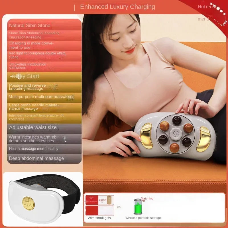 Bianshi Abdominal Massager – Automatic Moxibustion Therapy Device
