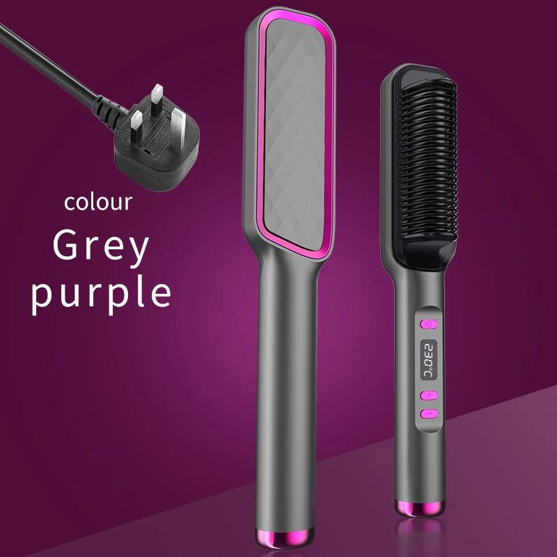 Electric Hot Comb – Ionic Straightening Brush, Anti-Scald