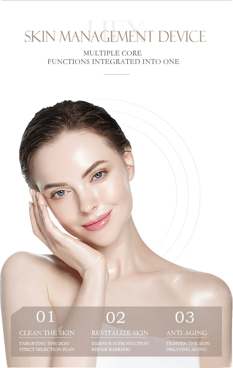 Haifei Desktop Big Bubble Beauty Machine Multi Functional Skin Care Deep Cleaning Facial Treatment Professional Device