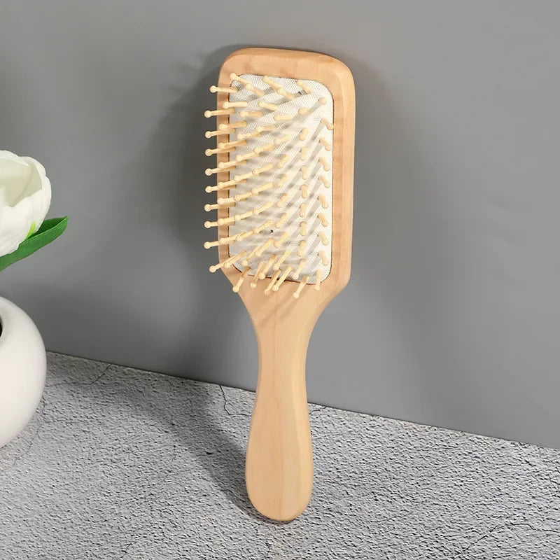 Bamboo Cushion Hair Brush – Scalp Massage Comb