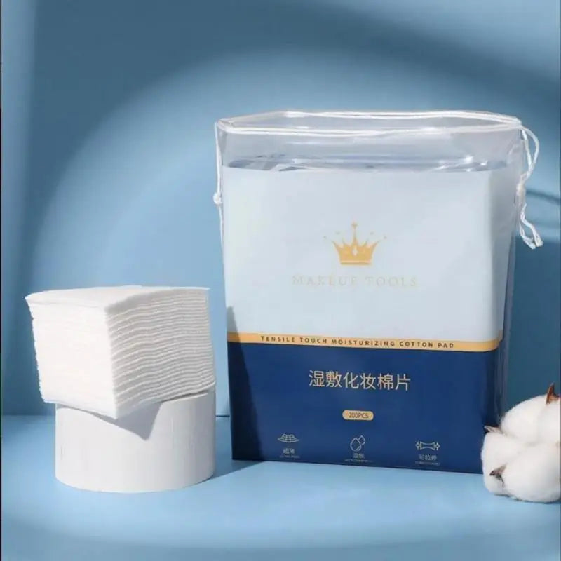 200PCS Disposable Cotton Pads – Makeup Removal & Mask