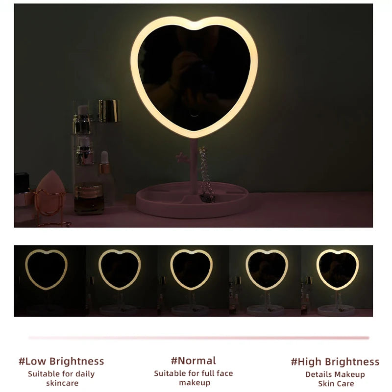 Portable LED Makeup Mirror Compact
