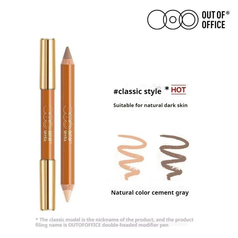 OUTOFOFFICE Shadow Pencil – Dual-Ended Contour & Highlighter Crayon