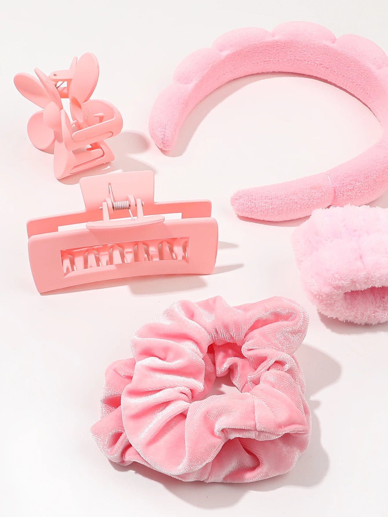 7PCS Skincare Headbands & Wristbands Set – Makeup & Face Wash