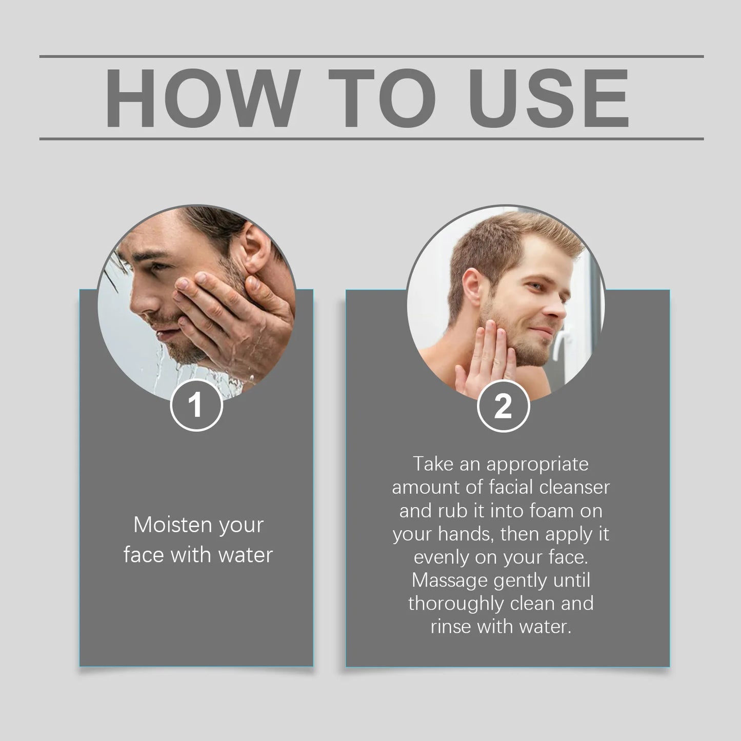 Men’s Facial Cleanser – Oil Control & Brightening Scrub