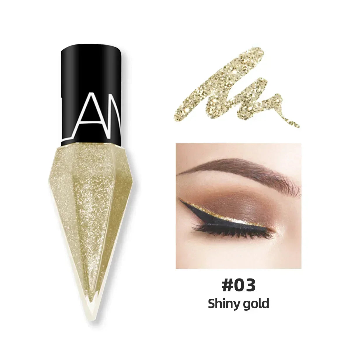 Diamond Shimmer Liquid Eyeliner – Waterproof 5-Color Set