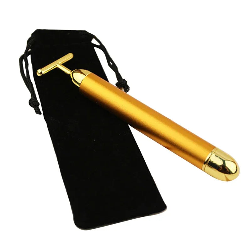 24K Gold T-Bar Massager