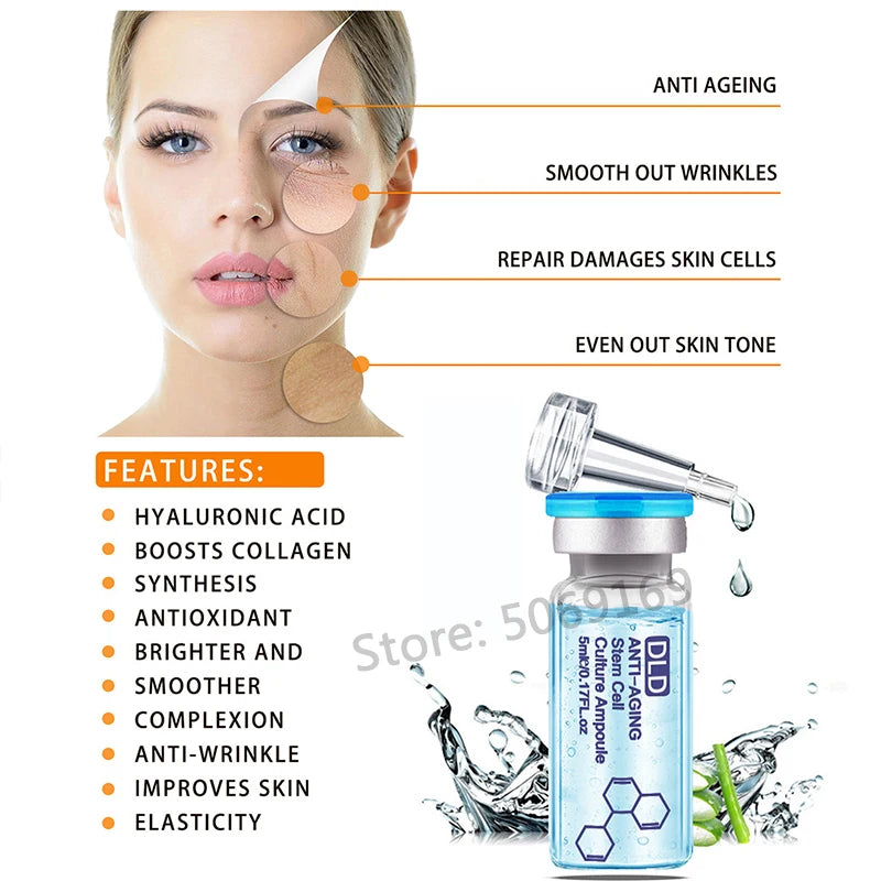 Korean Hyaluronic Acid Serum Ampoule Kit – Vitamin C Brightening Care