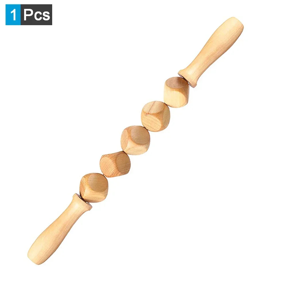 Wood Therapy Massage Tools – Anti-Cellulite Wooden Roller Set