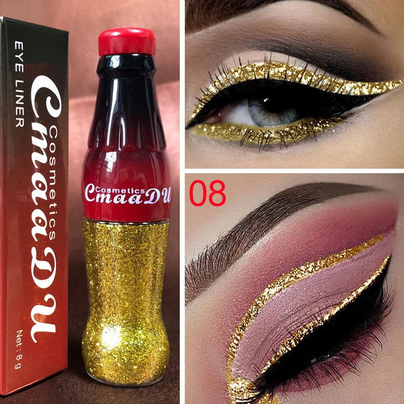 Glitter Liquid Eyeliner – Waterproof, Diamond Shiny Eye Pencil