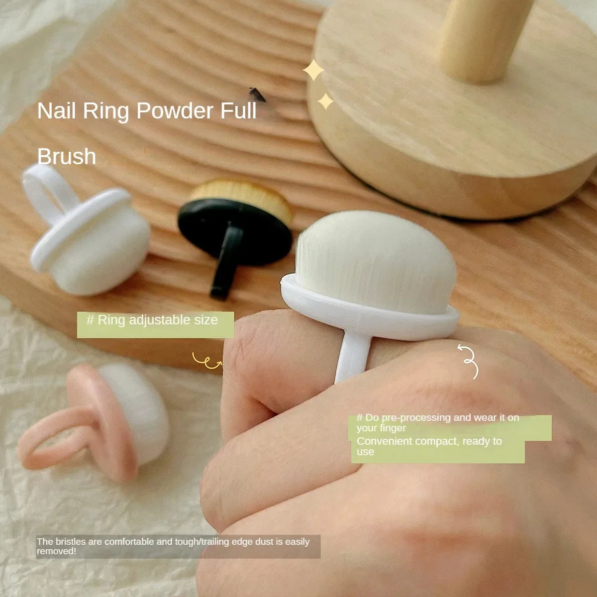 Nail Art Dust Cleaning Brush – Makeup Manicure Tool