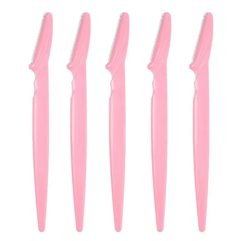 Stainless Steel Eyebrow Trimmer Set (5pcs)