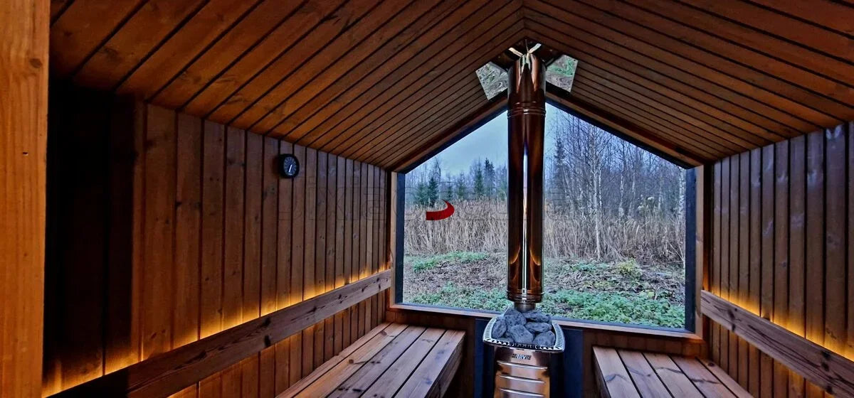 Deluxe Forest Sauna Cabin – Relaxation & Wellness Therapy