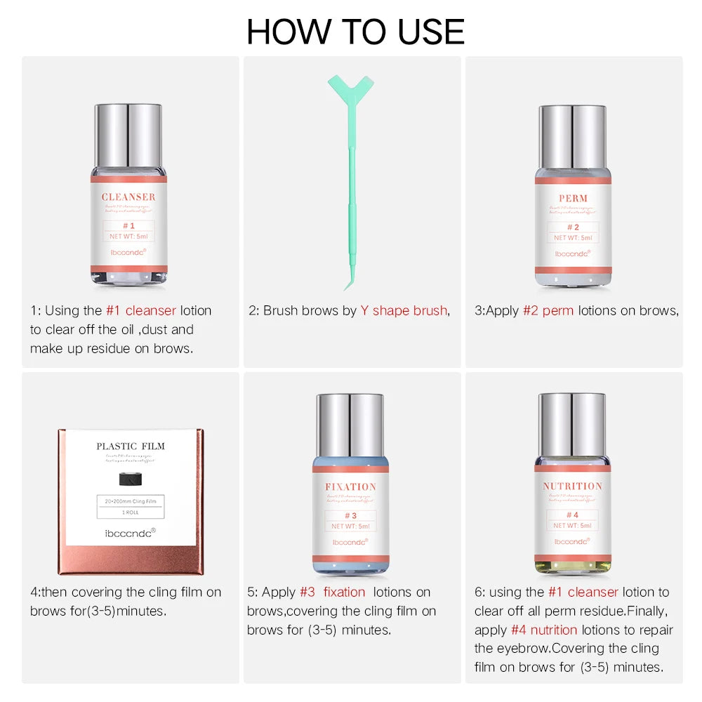 Brow Lamination Kit – Pro Lift & Perm with Keratin