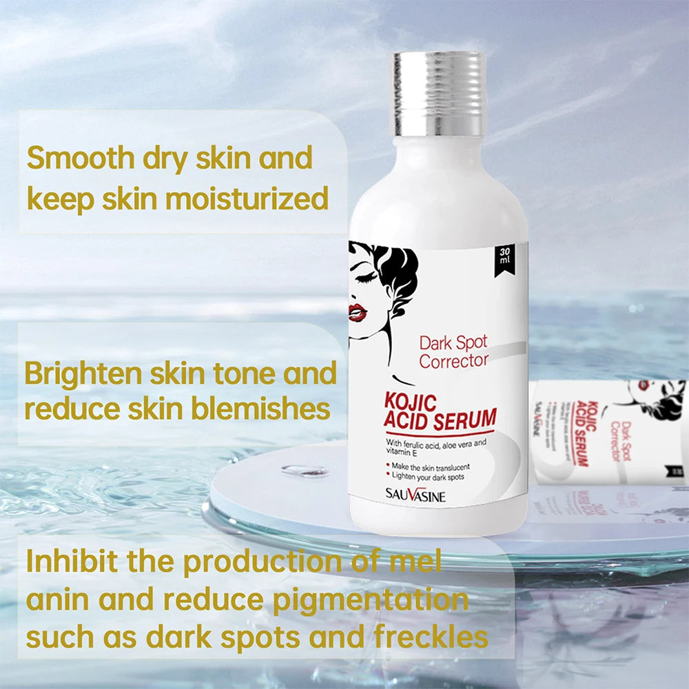 Kojic Acid Skincare Set – Cream, Serum, Soap & Cleanser