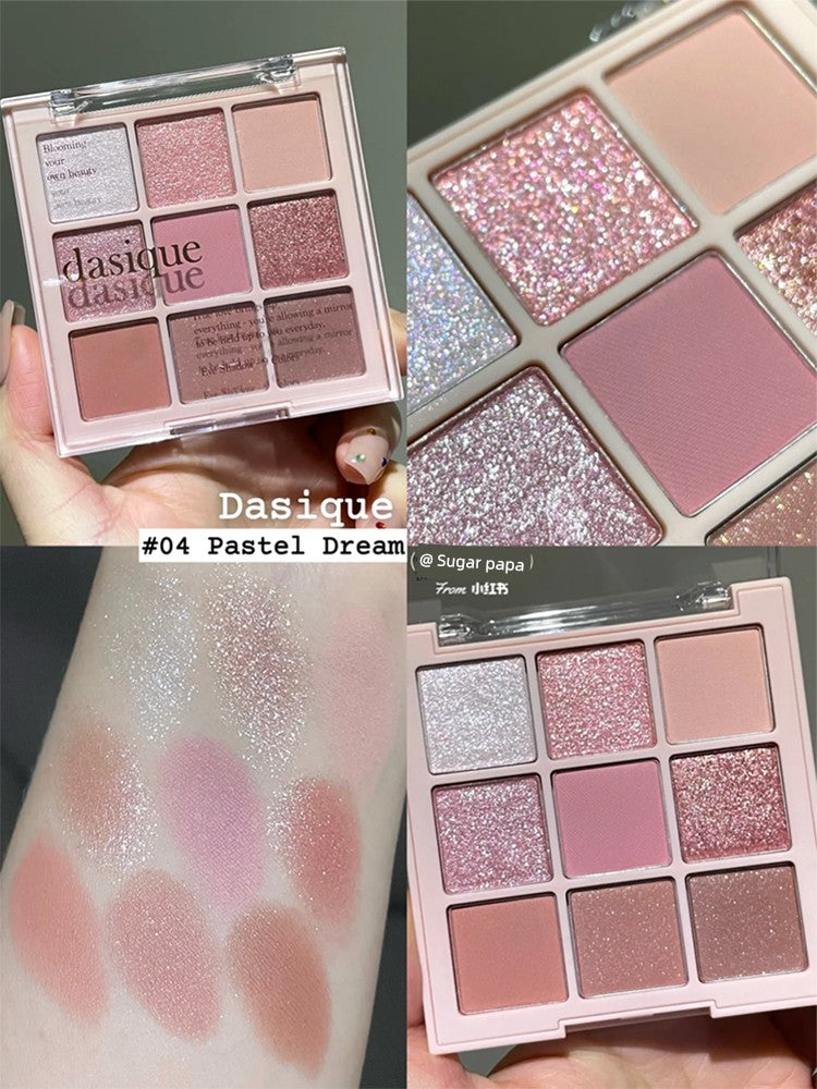 Chocolate Blush & Eyeshadow Palette – 9 Colors