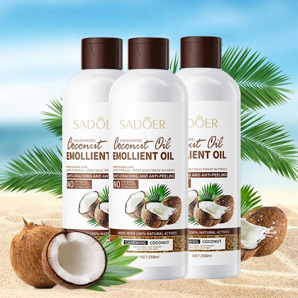 Coconut Massage & Body Oil – Hydrating & Firming