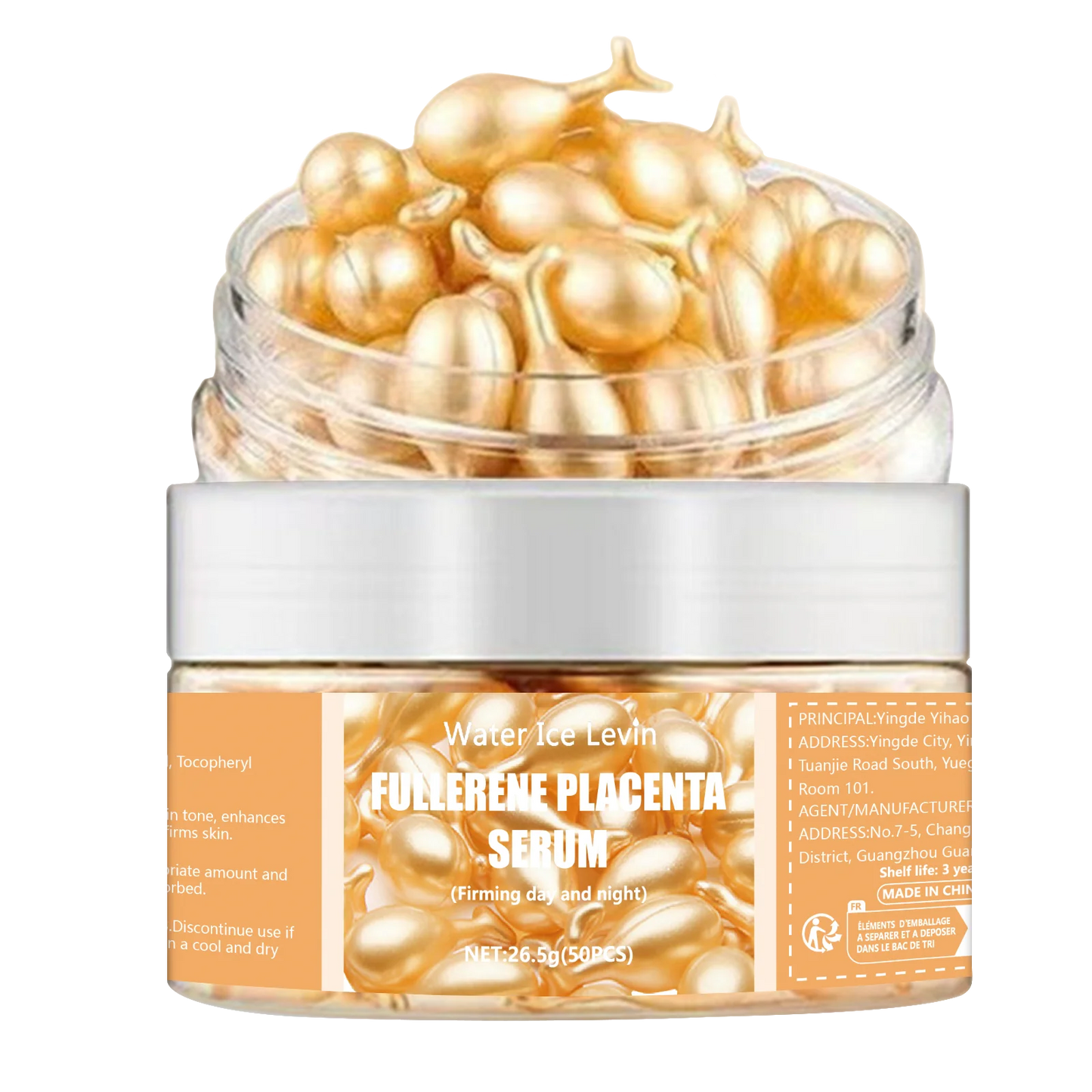 50PCS Collagen Face Serum Capsules – Anti-Wrinkle & Whitening