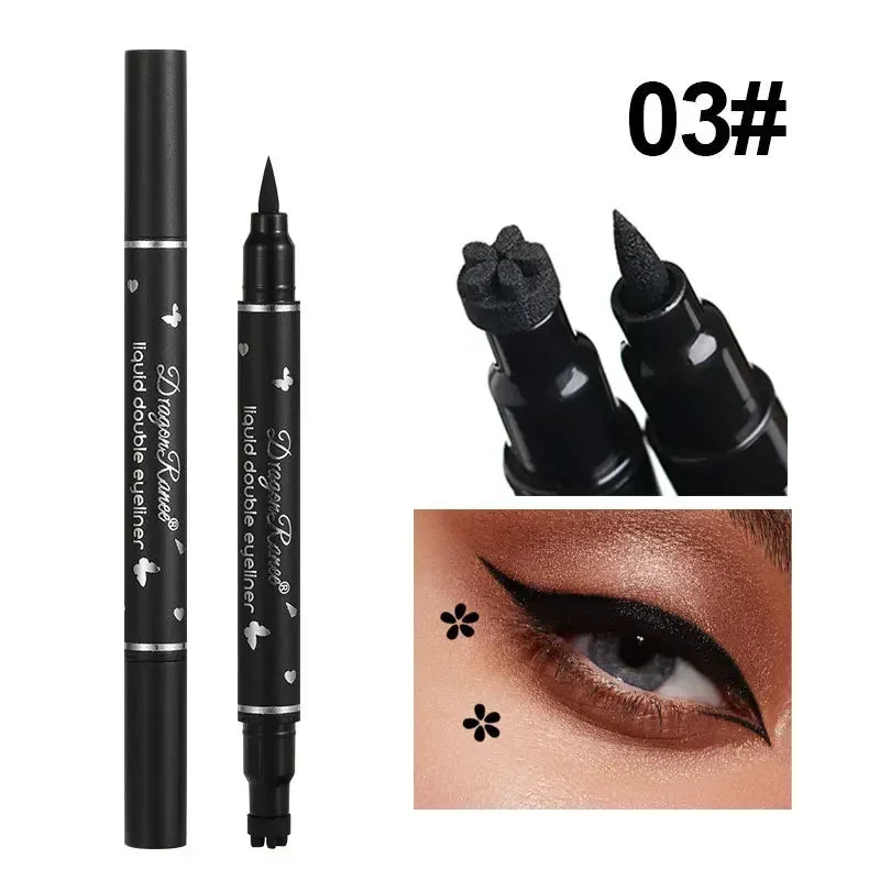 2-in-1 Butterfly Eyeliner Pen – Stamp & Liquid Waterproof Liner