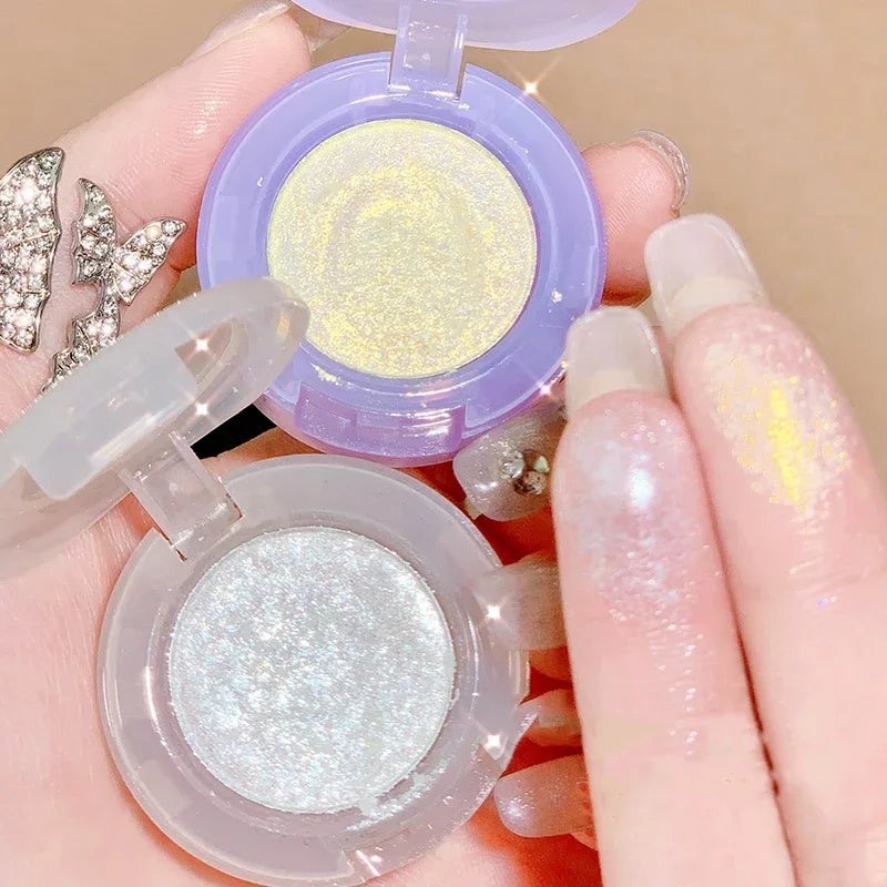 Peach Highlighter & Glitter Eyeshadow