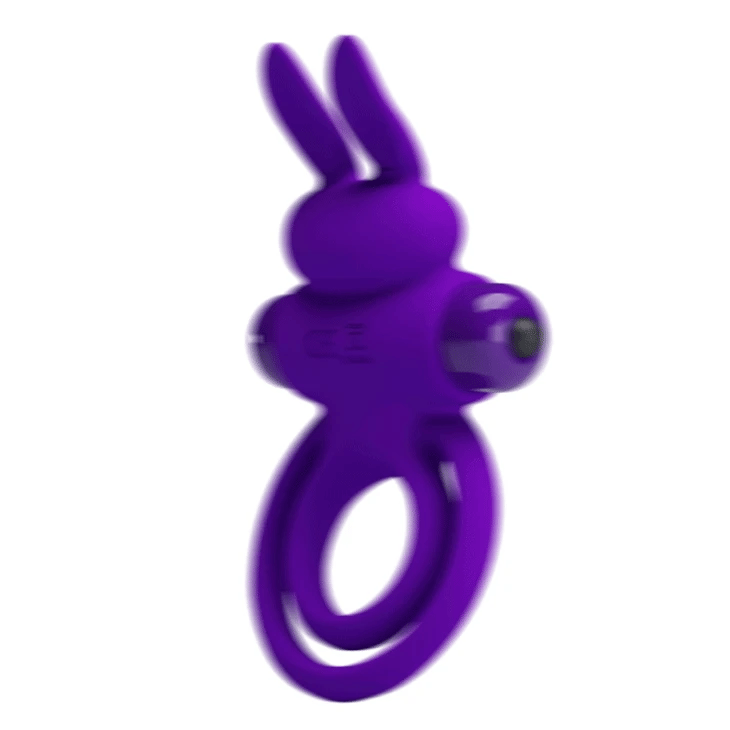Vibrating Silicone Cock Ring – 10 Speeds