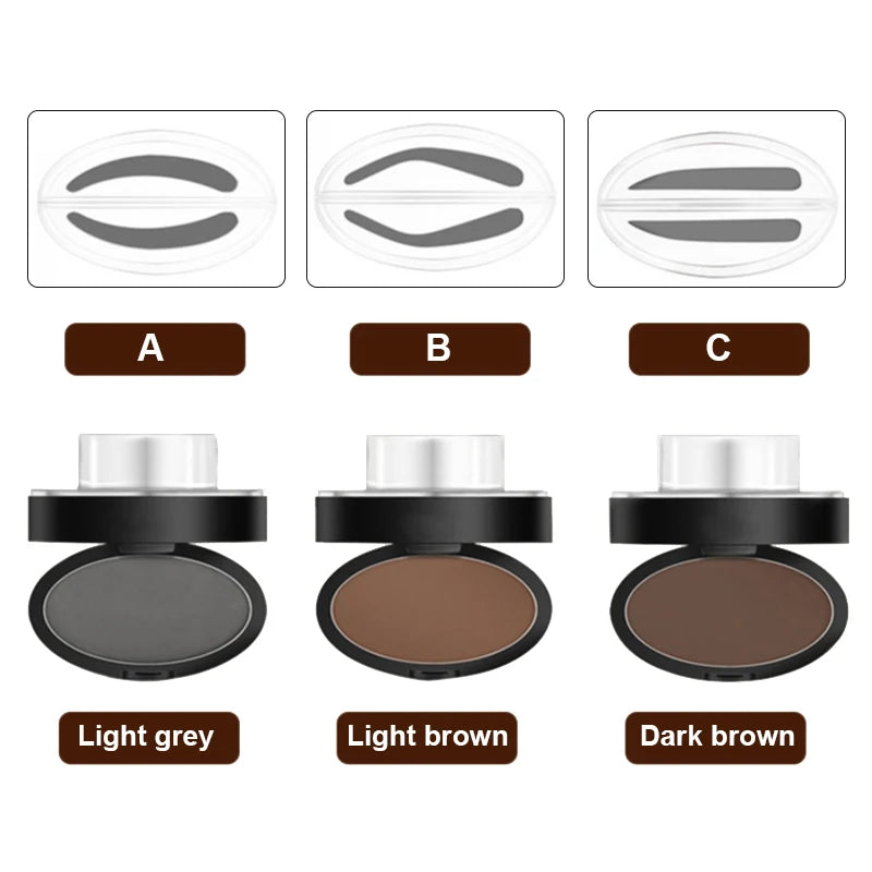 Eyebrow Stamp & Stencil Kit – Waterproof Brow Set