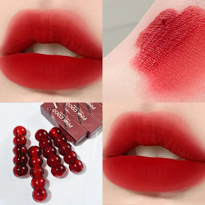Velvet Matte Lipstick – Long-Lasting Nude & Non-Stick Lip Tint