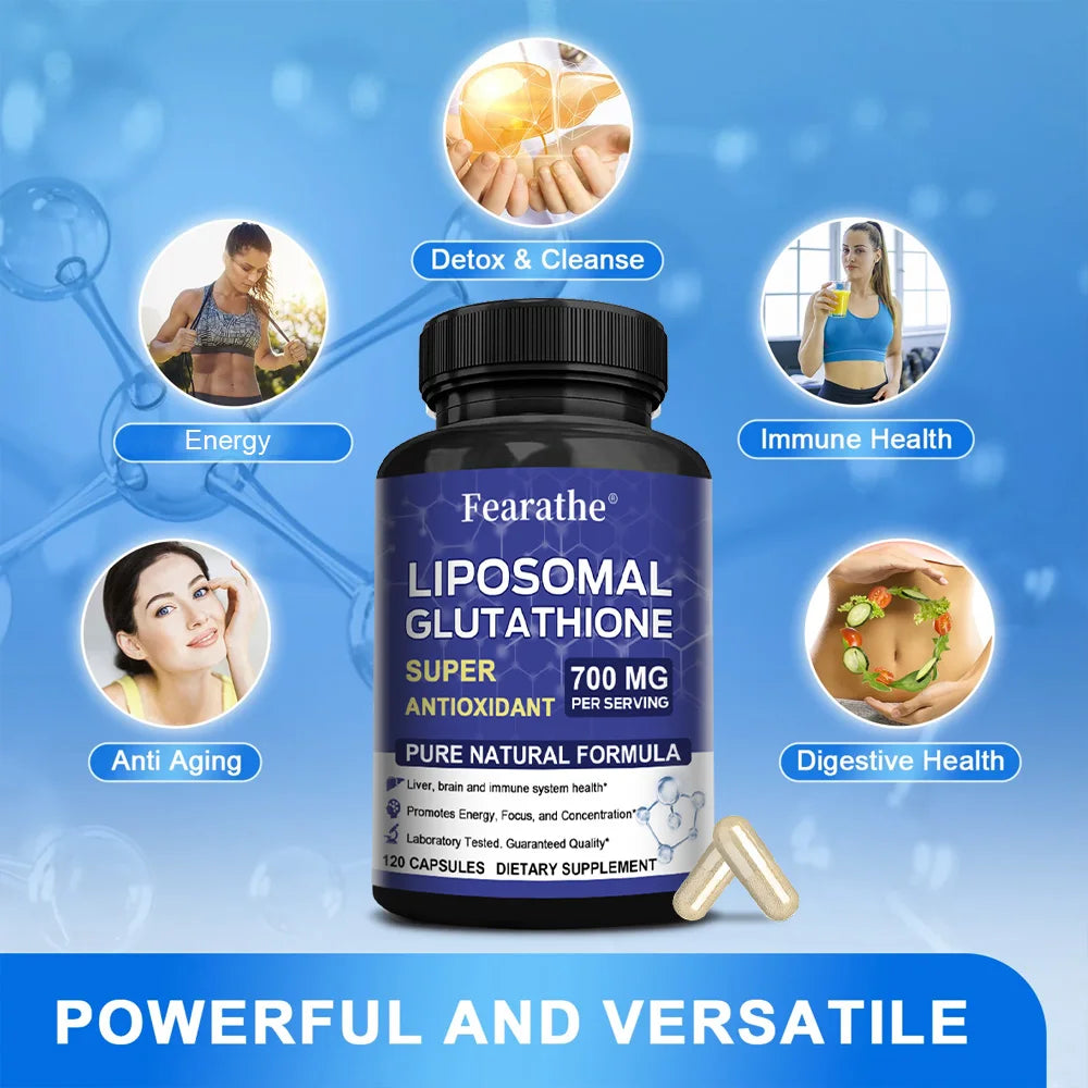 Liposomal Glutathione 700mg – Skin, Detox & Antioxidant Support
