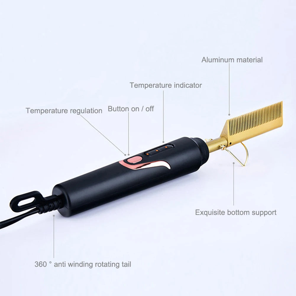 Electric Heating Comb – Beard & Hair Styling Tool