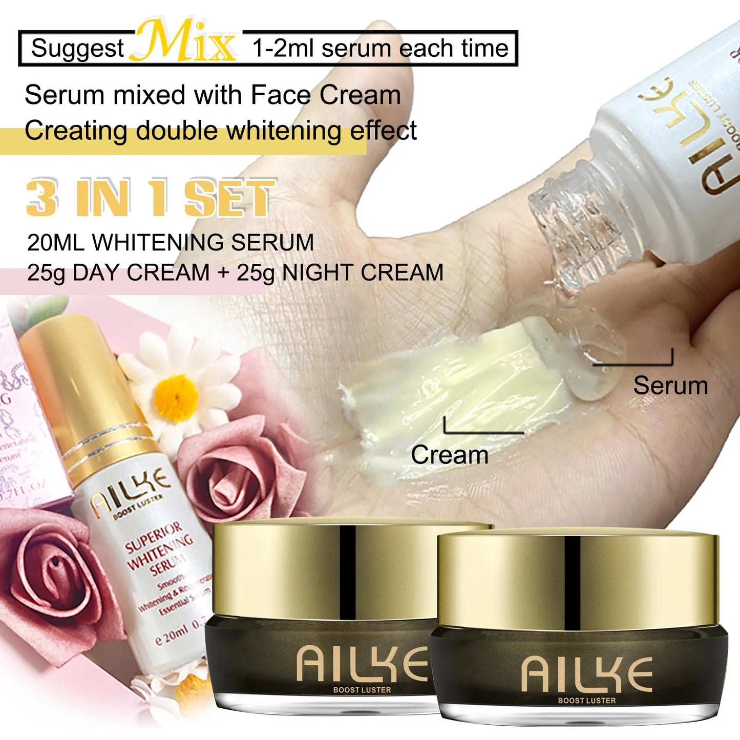 AILKE Lightening Face Cream – Dark Spot & Melanin Care