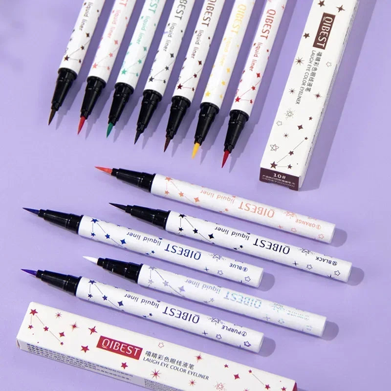 Quick Dry Eyeliner Pen – Waterproof Colorful Makeup