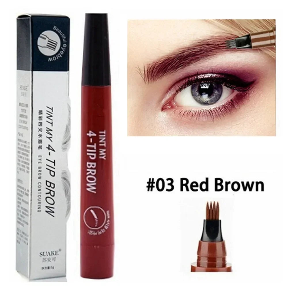 4-Point Eyebrow Pencil – Waterproof Brow Pen