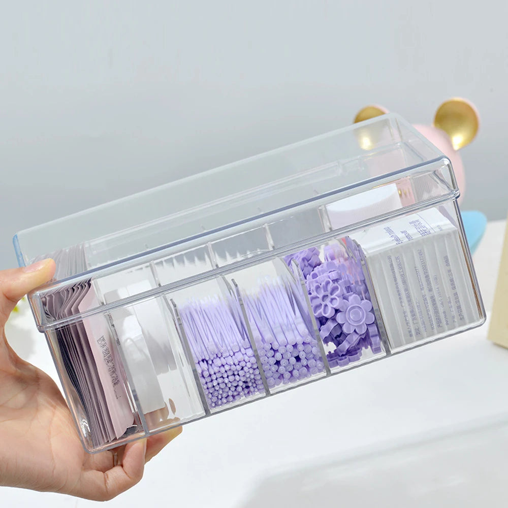 Acrylic Eyelash Storage Box – With Lid for Stylists