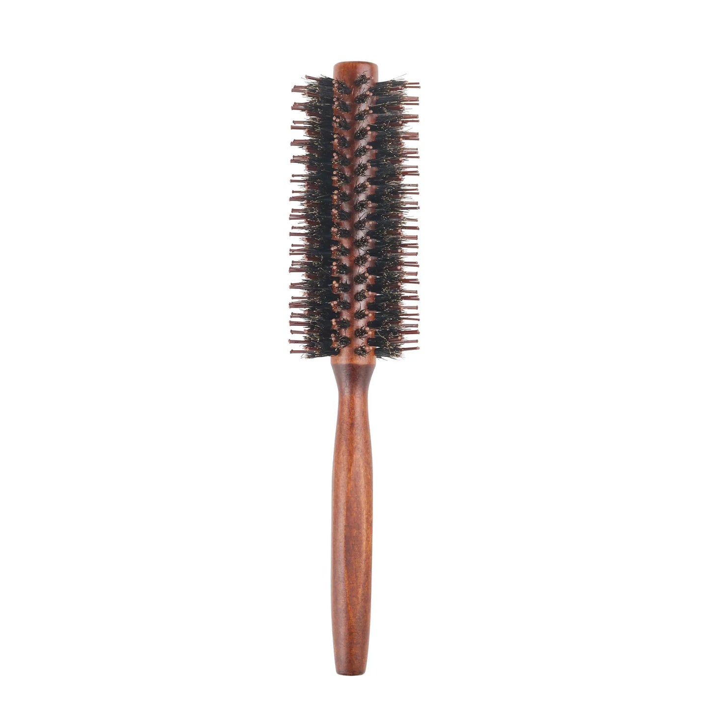 Wooden Bristle Round Brush – Curling Roller Hair Comb