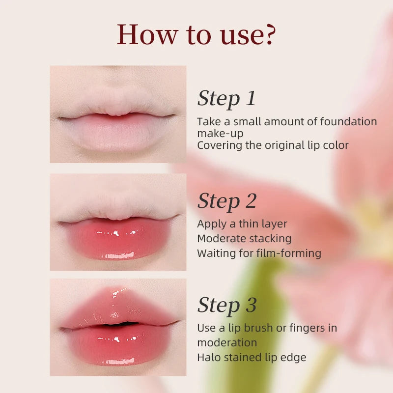 Crystal Lip Gloss Transparent Lip Oil