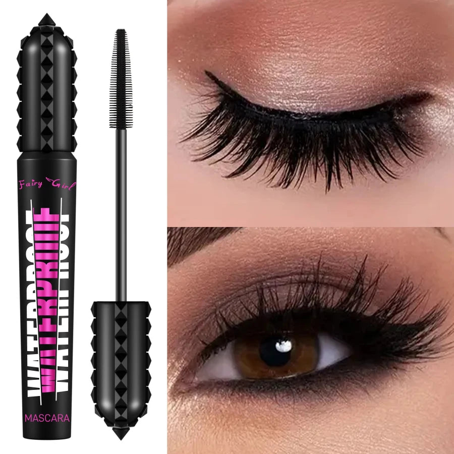 Black Waterproof Mascara – 4D Lash Lengthening Extension